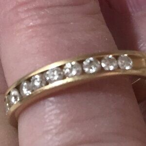 Gold & Diamond Wedding Ring
